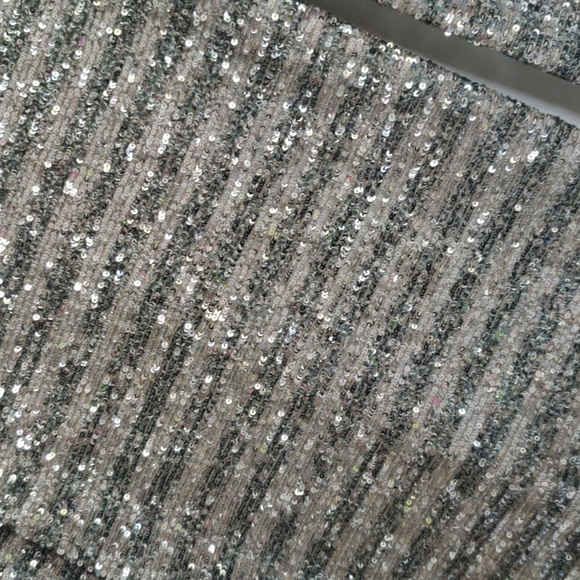 INMFL Alexandria silver sequin mini dress - Picture 8 of 12